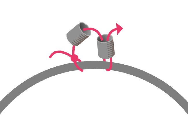 Comment tisser des perles autour d'un anneau ? : Etape 1